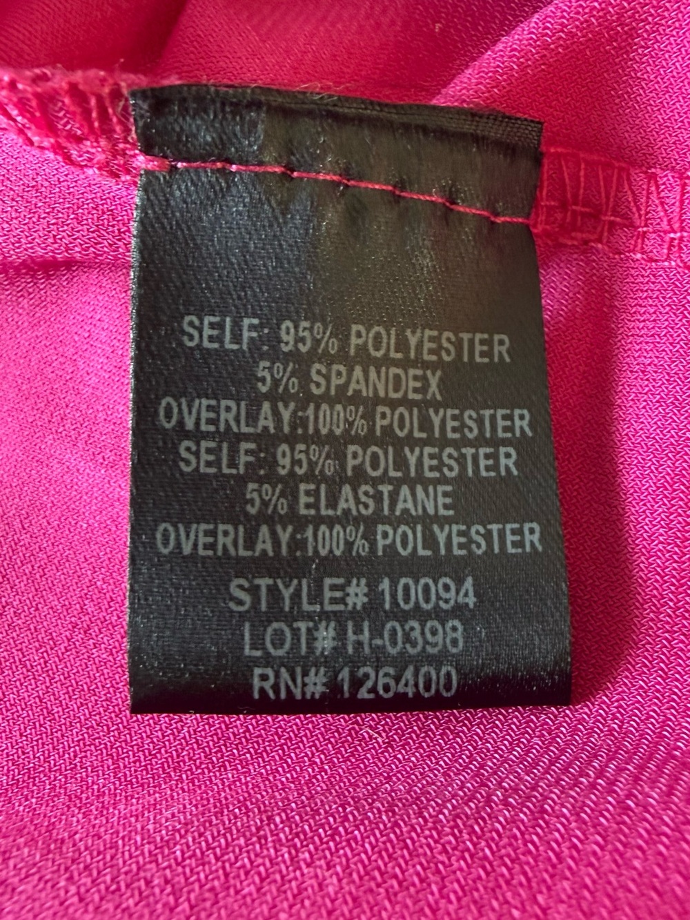Flowy Hot Pink Layered Tunic Top - Picture 8 of 8